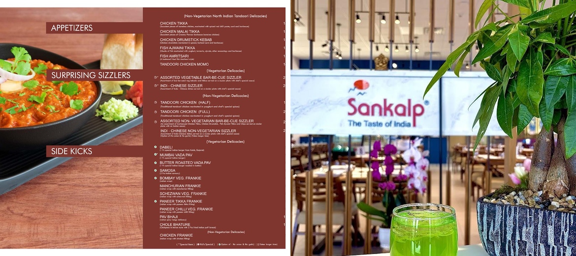 Sankalp Bowling Green Menu