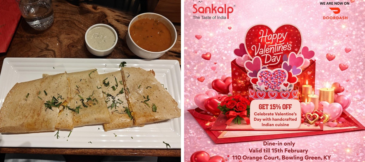 Sankalp Bowling Green Menu