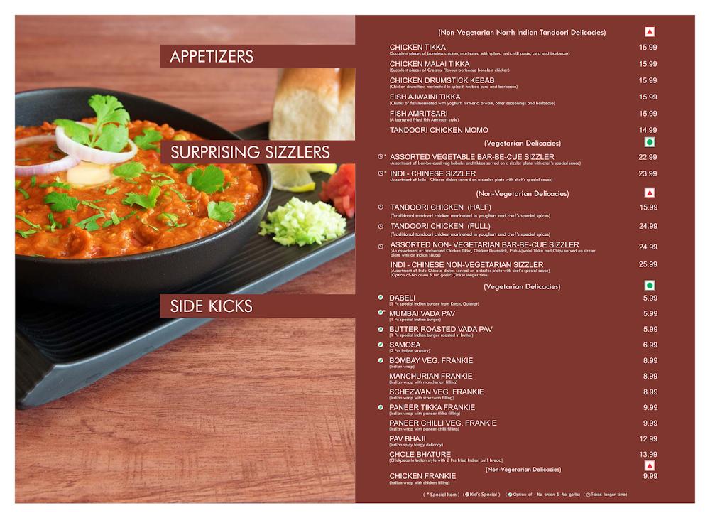 Sankalp Bowling Green Menu image 1